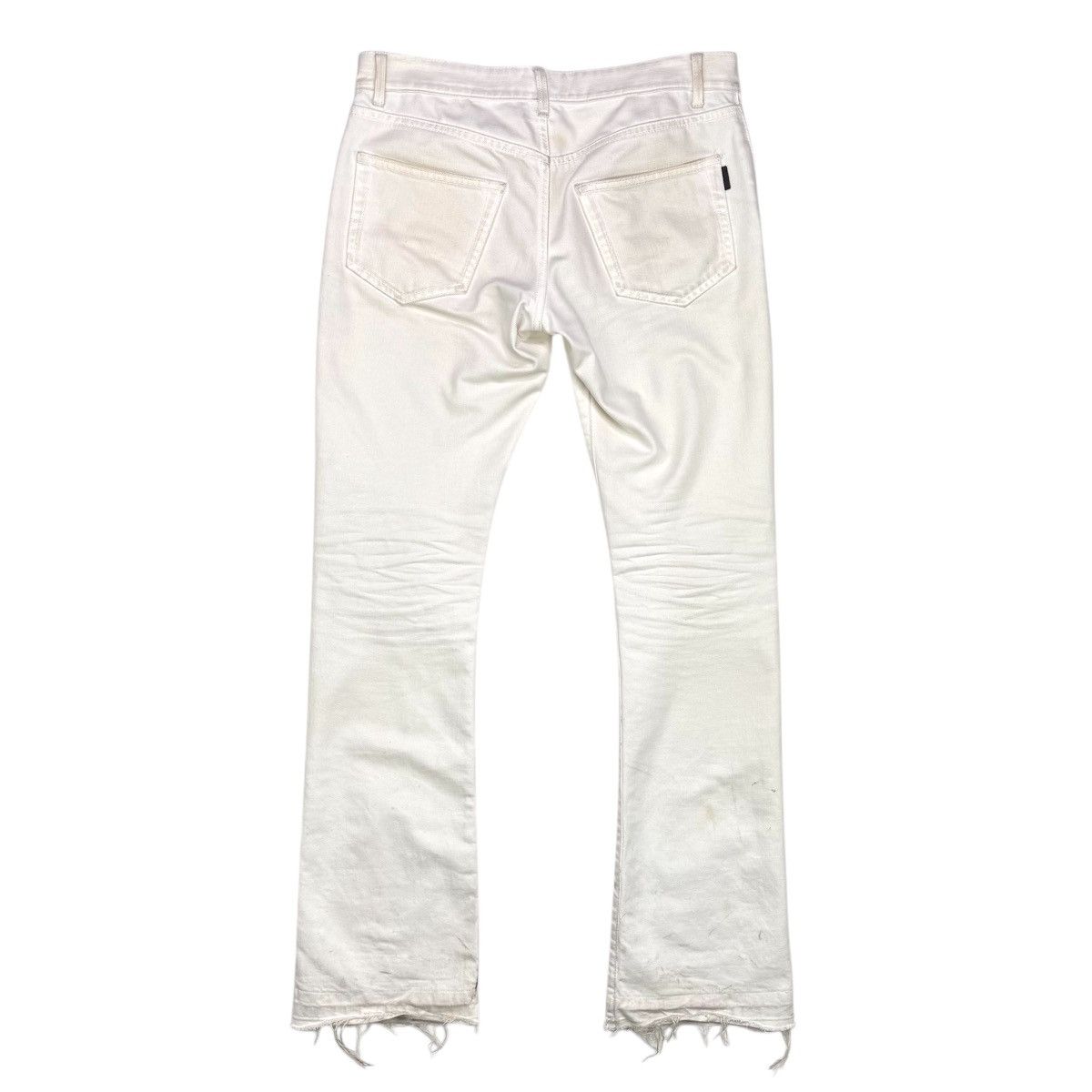 Saint Laurent Paris SAINT LAURENT PARIS SS19 WHITE D17 DENIM Size US 30 / EU 46 - 3 Thumbnail