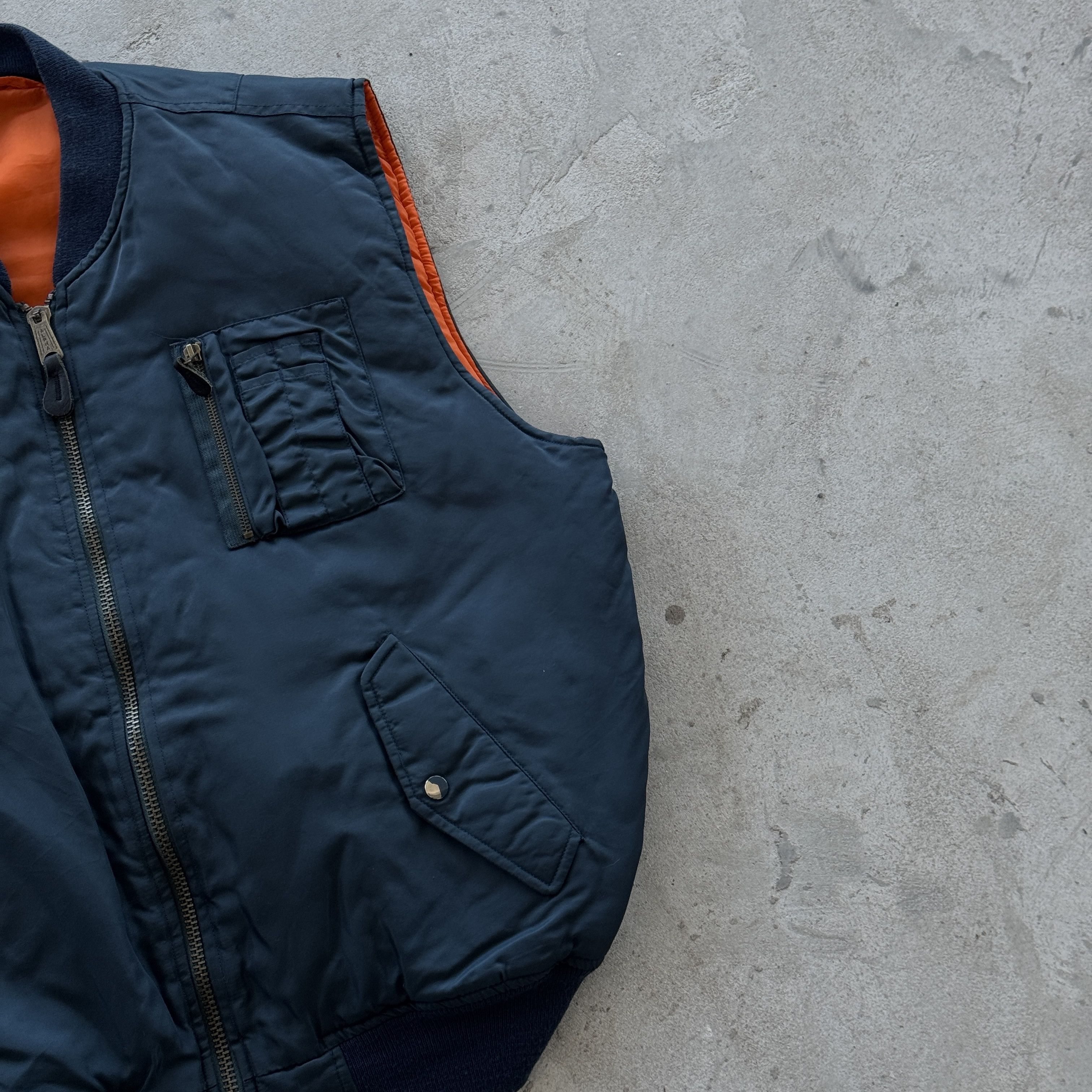 Vintage Vintage MA-1 Flyer’s Man Intermediate Vest Jacket Lining USA Size US XL / EU 56 / 4 - 3 Thumbnail
