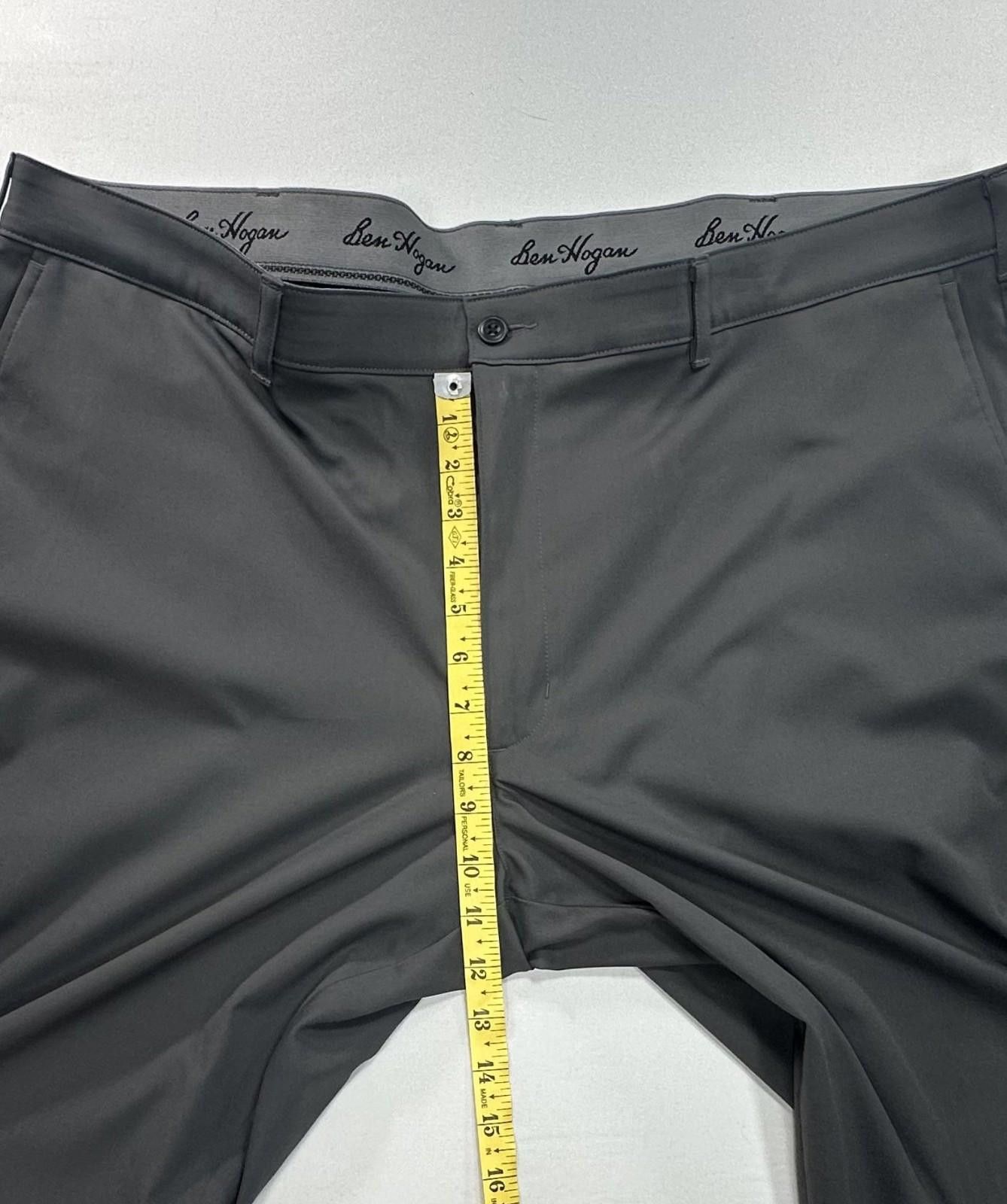 Other Ben Hogan Flat Straight Leg Elastic Waist Gray Mens 42/30 Size US 42 / EU 58 - 4 Thumbnail