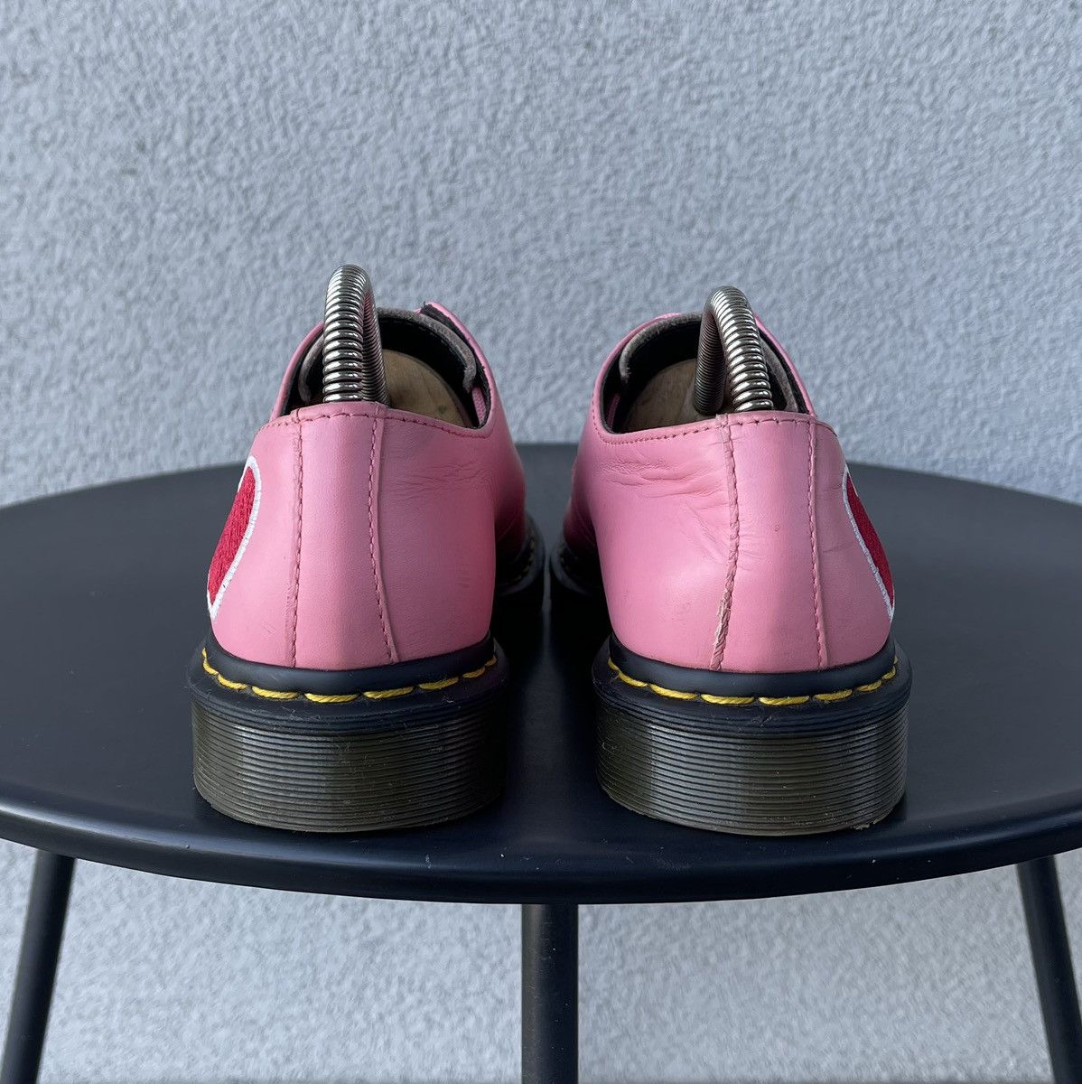 Dr. Martens Dr Martens 1461 Sequin Hearts in Geranium Pink Oxfords Shoes Size US 8 / IT 38 - 4 Thumbnail
