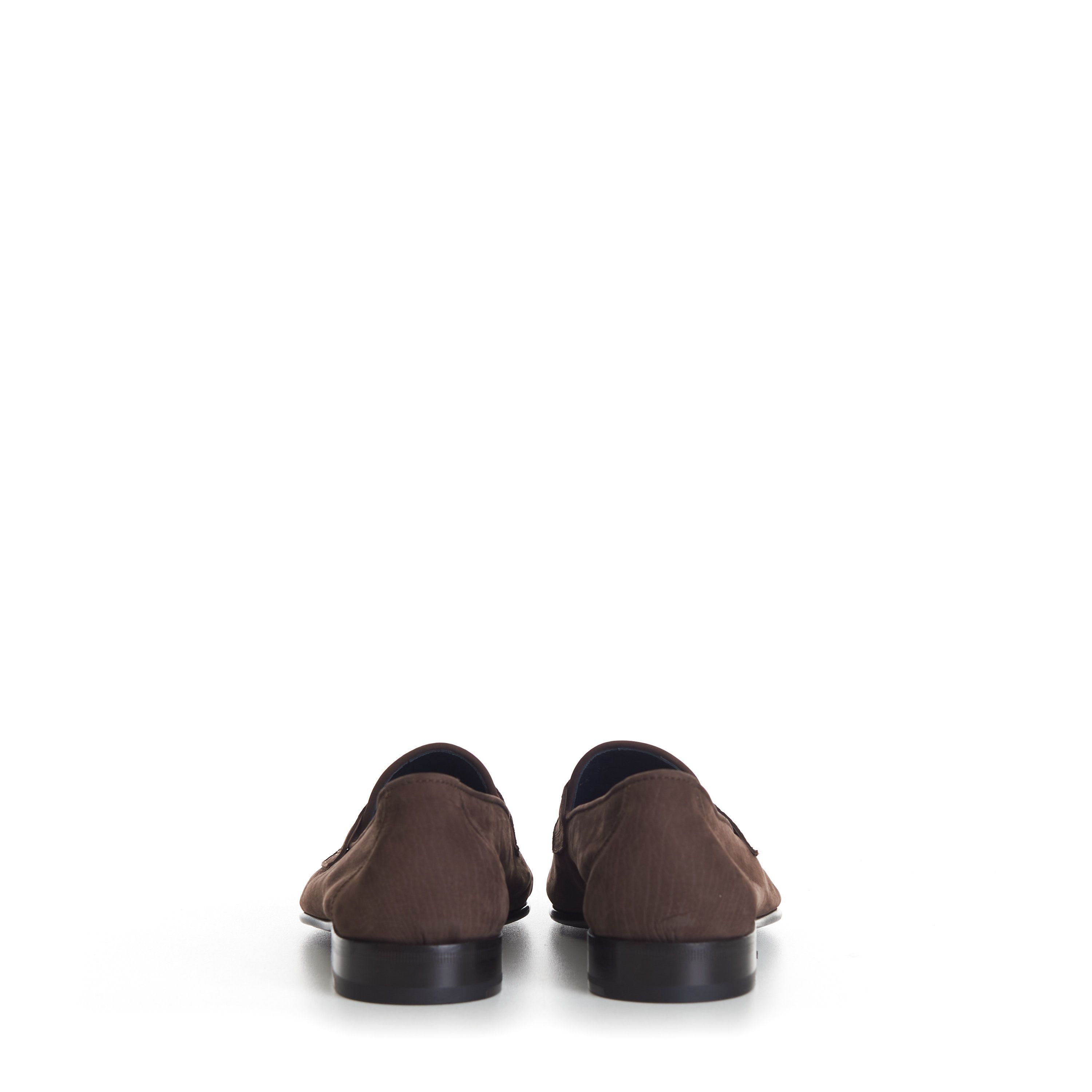 Brioni Penny Loafer In Brown Suede Size US 8.5 / EU 41-42 - 6 Thumbnail