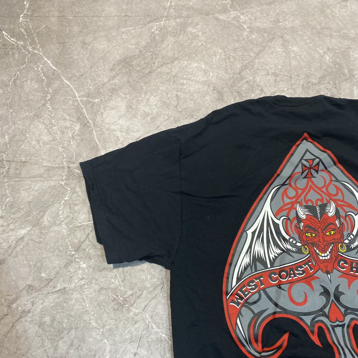 West Coast Choppers VINTAGE WEST COAST CHOPPERS DEMON BIG LOGO TEE Size US M / EU 48-50 / 2 - 2 Thumbnail