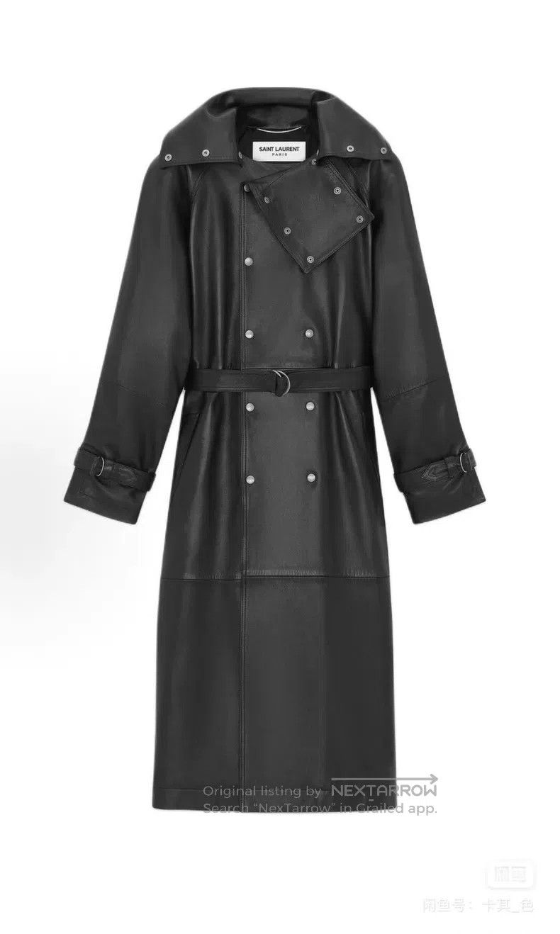 Saint Laurent Paris Saint Laurent Paris Sheepskin Coat Leather Jacket Size US S / EU 44-46 / 1 - 1 Thumbnail