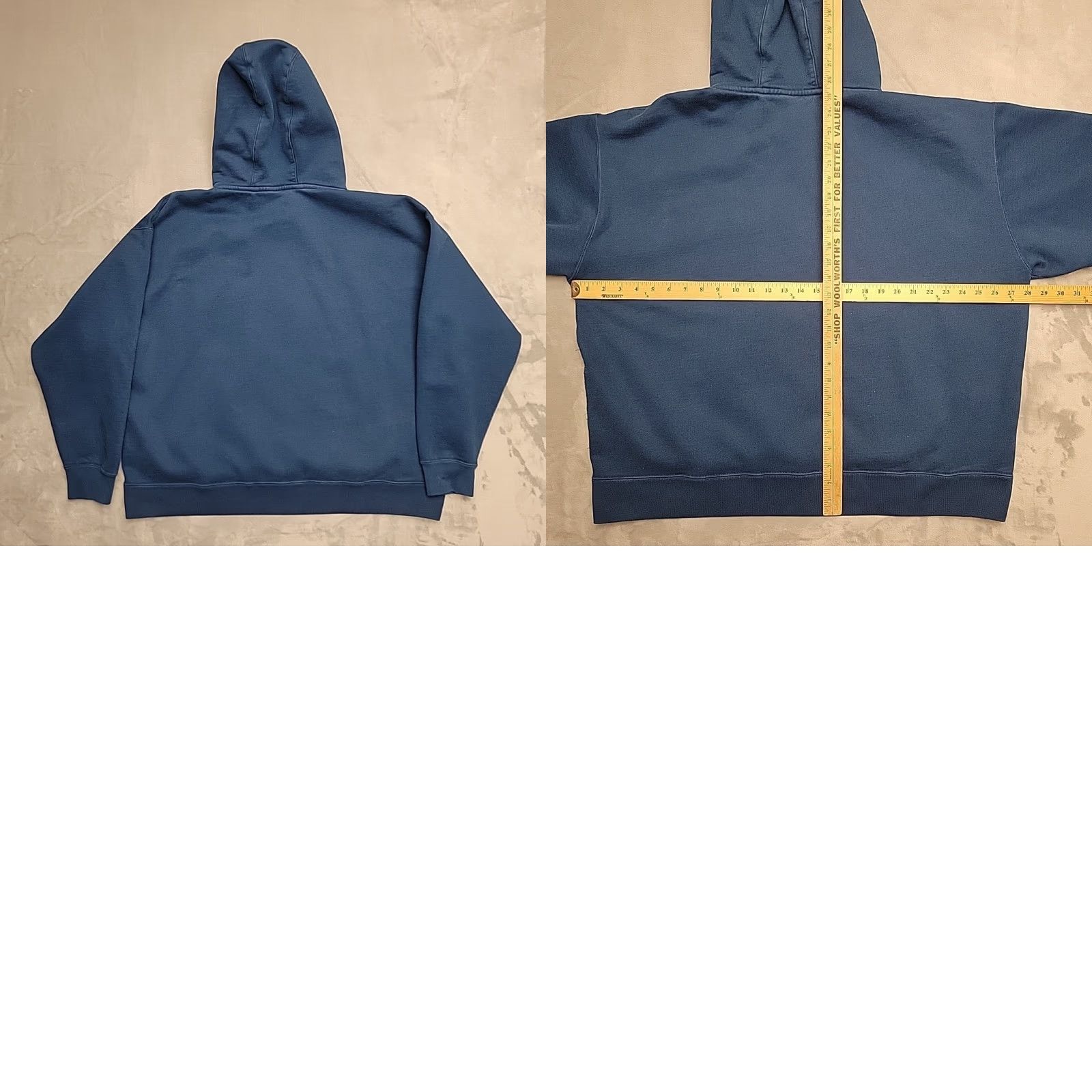 Nike VINTAGE Nike Hoodie Men XXL Blue Hooded Embroidered Center Swoosh Logo Fleece Sweatshirt Size US XXL / EU 58 / 5 - 8 Thumbnail