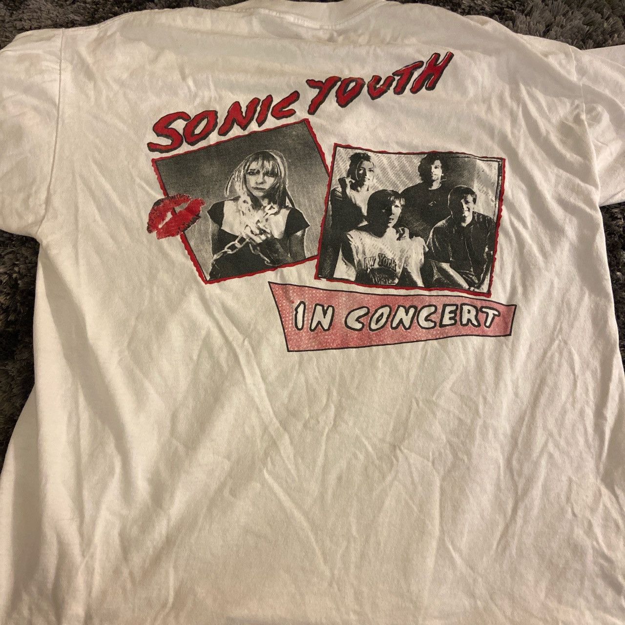 Band Tees × Vintage Vintage sonic youth shirt Size US XL / EU 56 / 4 - 2 Thumbnail