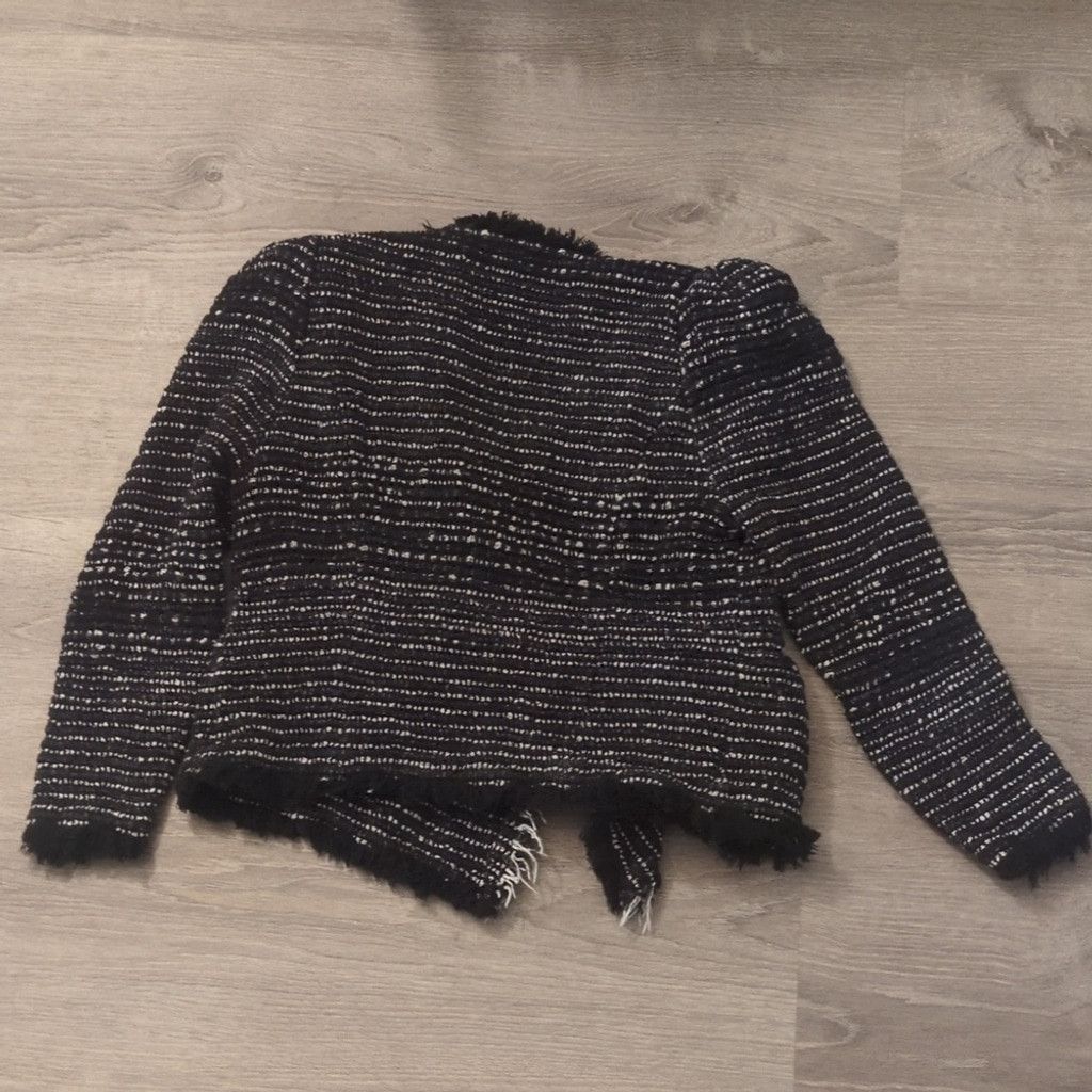 Iro Iro Womens Diana Puff SleevesTweed Jacket Size 38/US 6 Size XS / US 0-2 / IT 36-38 - 6 Thumbnail