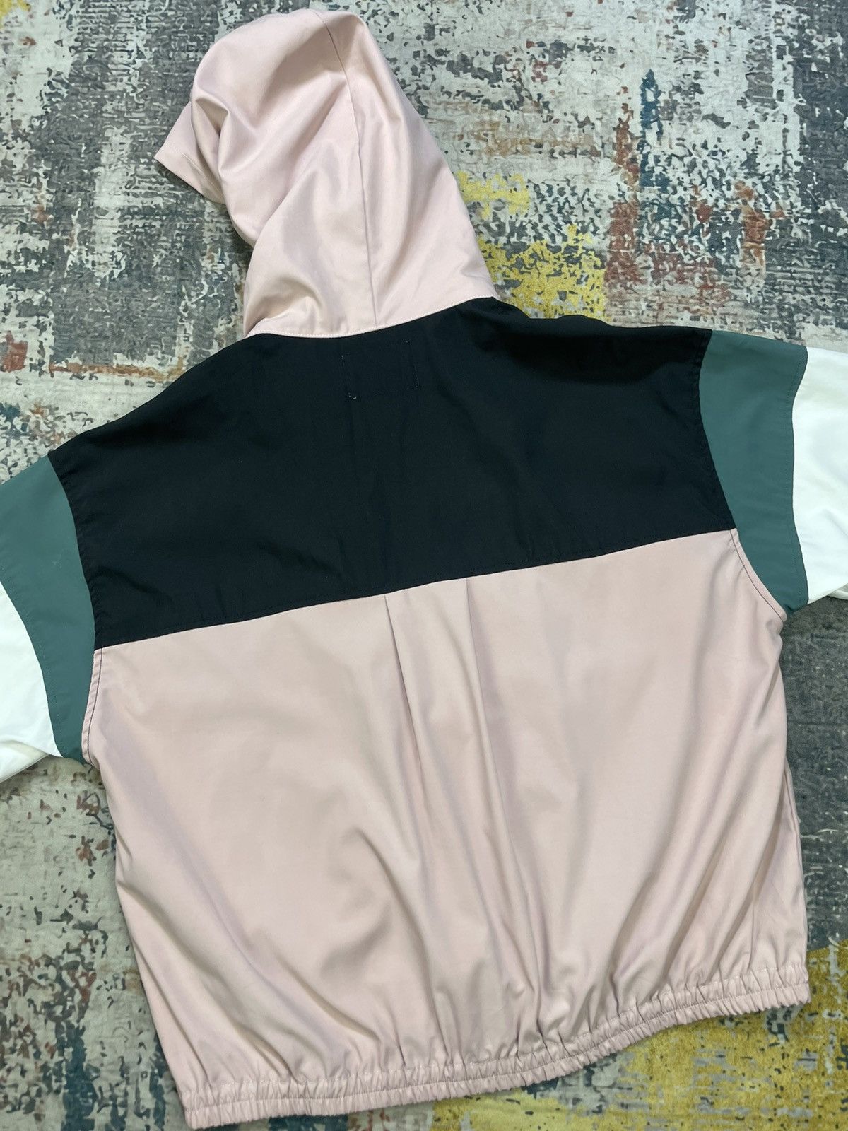 Nicole Club Nicole Club 179/WG Colorblock Hooded Windbreaker Jacket Size XS / US 0-2 / IT 36-38 - 6 Thumbnail