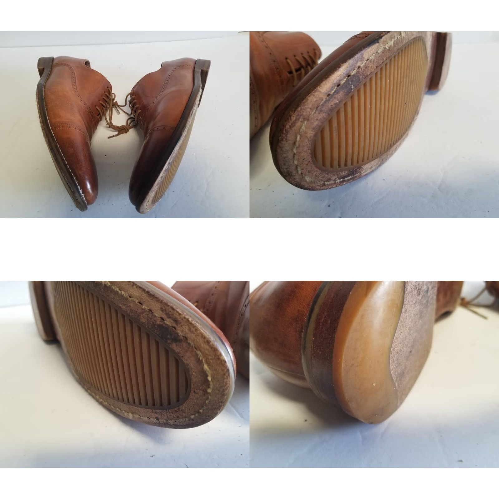 Cole Haan Cole Haan Oxford Dress Shoes Cap Toe Leather Brown 10.5 US Mens Shoes Size ONE SIZE - 8 Thumbnail
