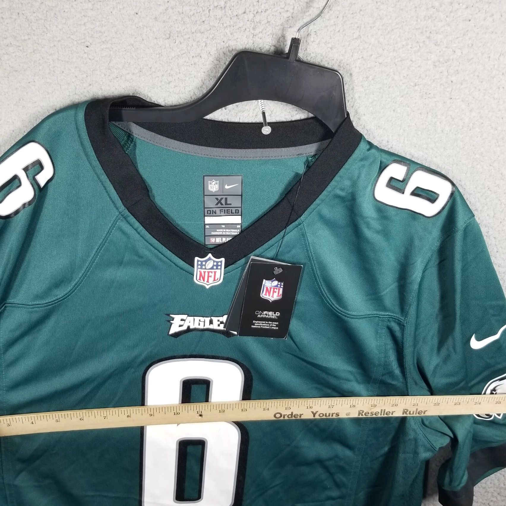 Nike VINTAGE Nike Philadelphia Eagles Super Bowl Jersey Short Sleeve Men's XL Black 90s Sports Fan Gift Size US XL / EU 56 / 4 - 6 Thumbnail