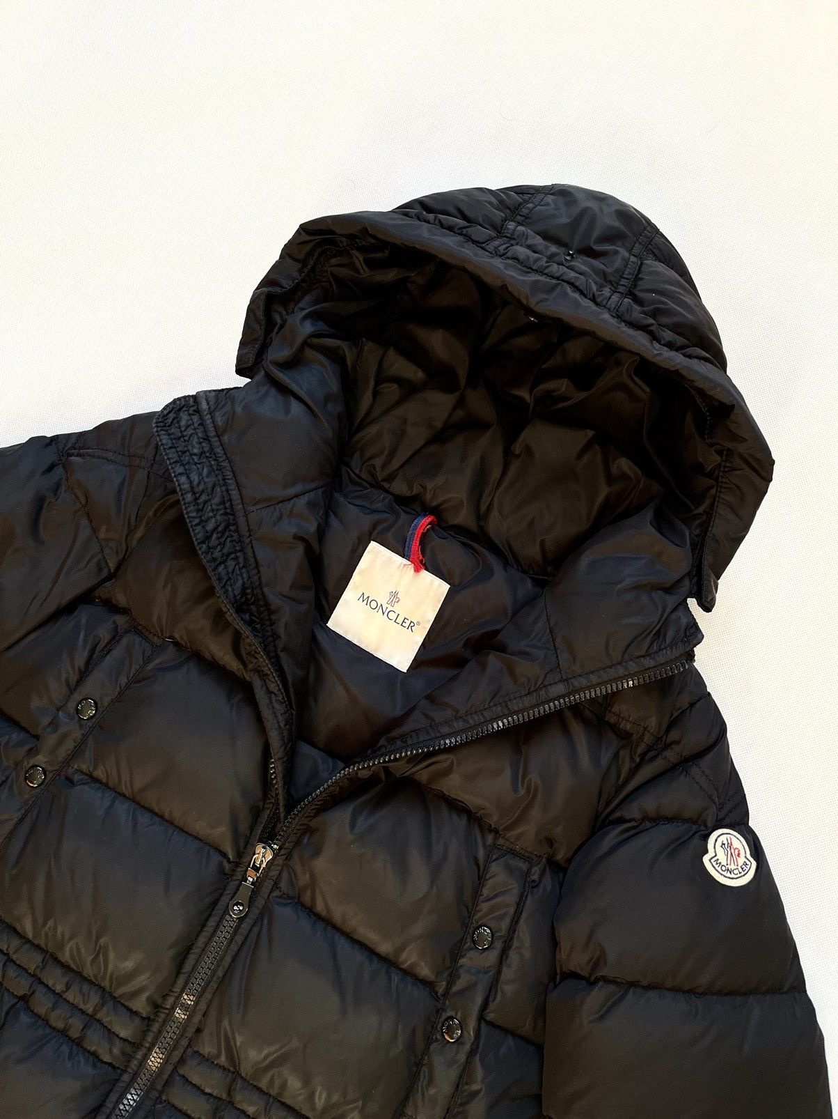 image of Vintage Moncler Gueran Giubbotto Puffer Down Jacket Coat in Black, Women's (Size Small)
