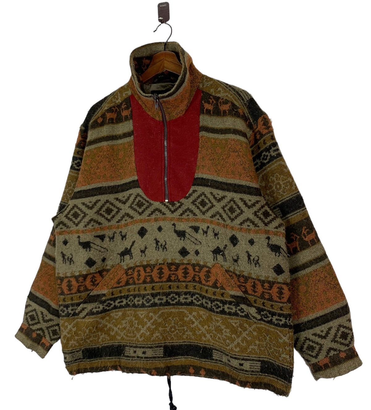 Native × Vintage VINTAGE D&S NATIVE HUNTING HALF ZIP SWEATER Size US M / EU 48-50 / 2 - 2 Thumbnail