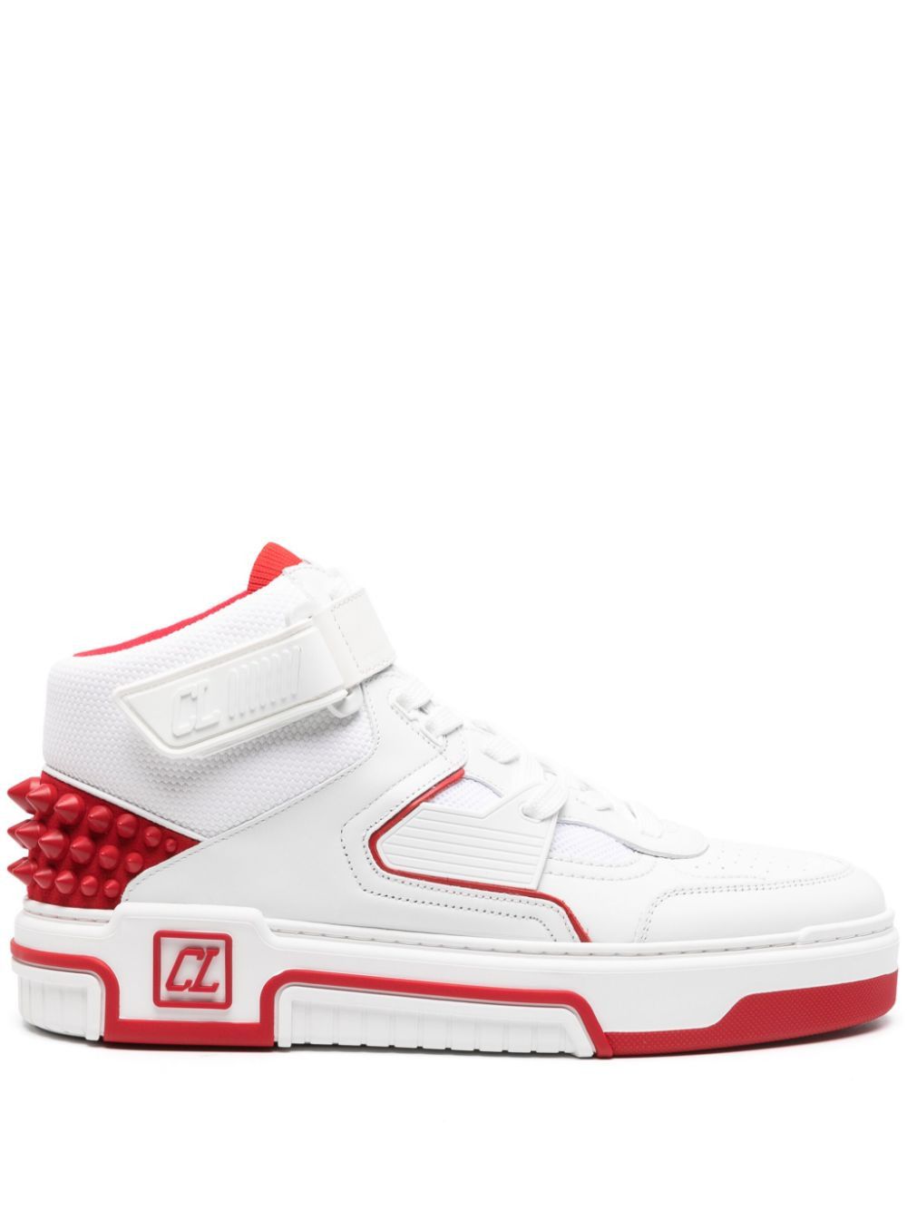 Christian Louboutin o1s1wg111124 Astroloubi Mid Flat in White/Loubi Size US 13 / EU 46 - 1 Thumbnail