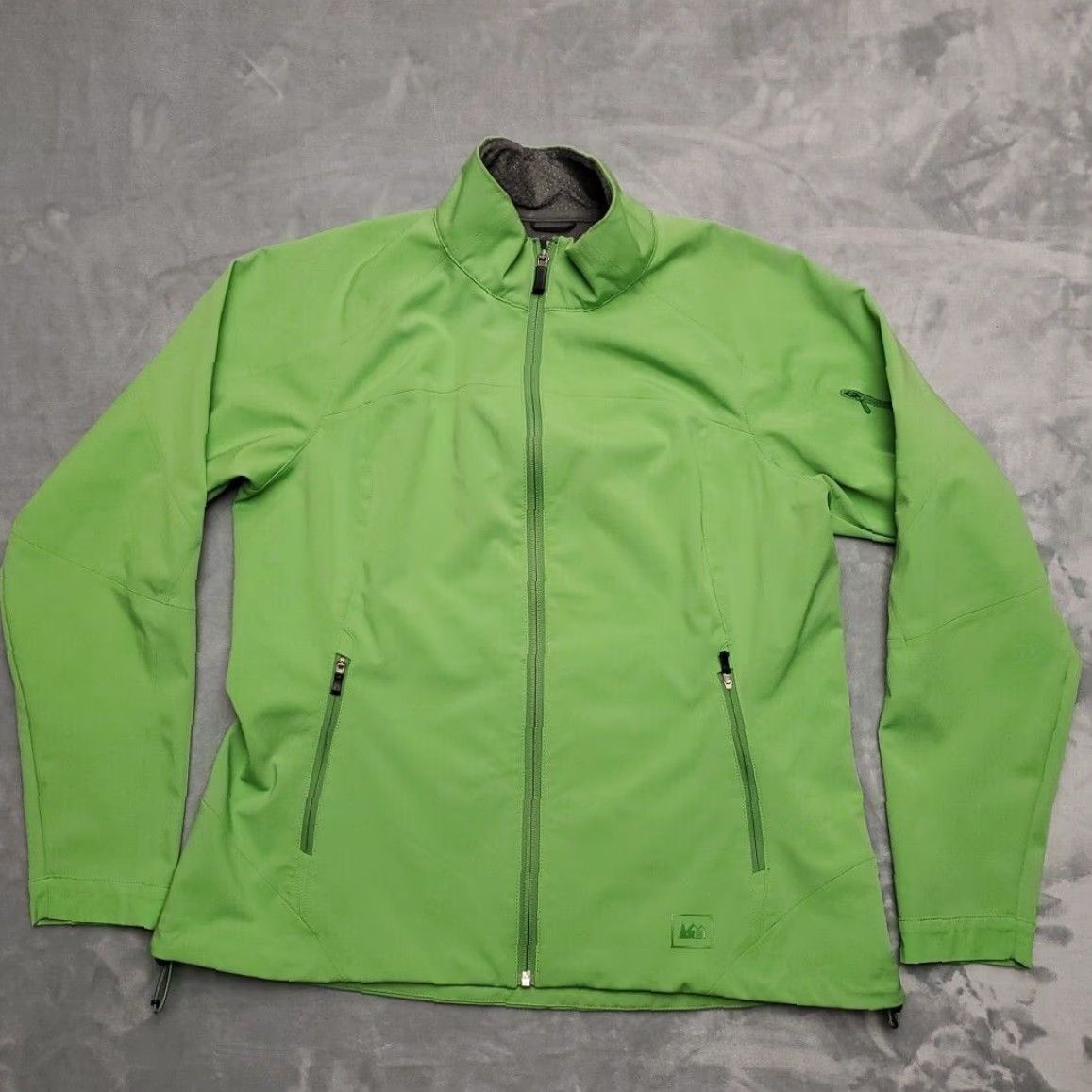 Vintage VINTAGE REI Coop Jacket Women XL Green Soft Shell Performance Stretch Wind-Resistant FAQ Gorp Size XL / US 12-14 / IT 48-50 - 2 Thumbnail