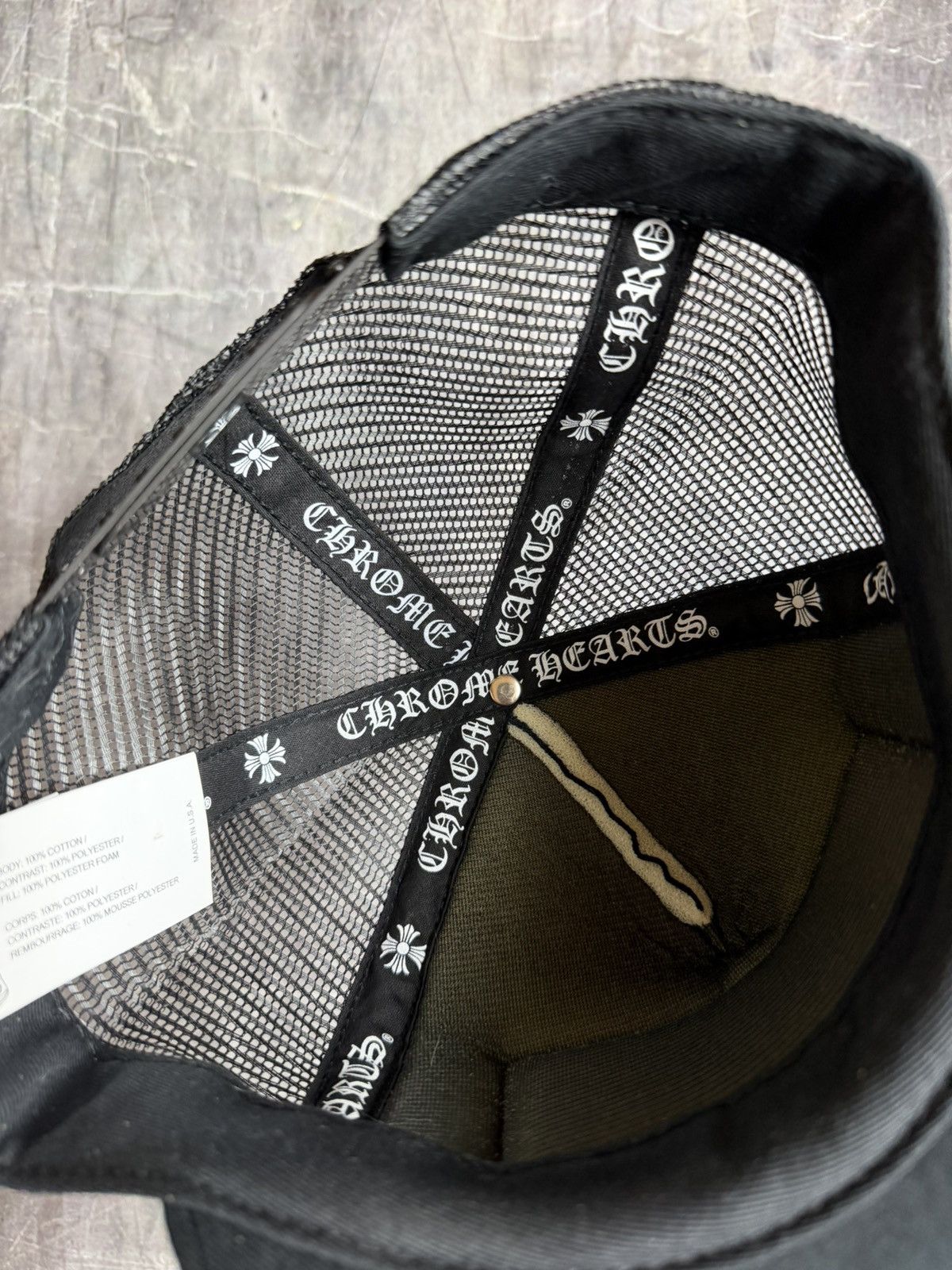 Chrome Hearts Chrome Hearts Hollywood Fuck Trucker Hat Size ONE SIZE - 6 Thumbnail