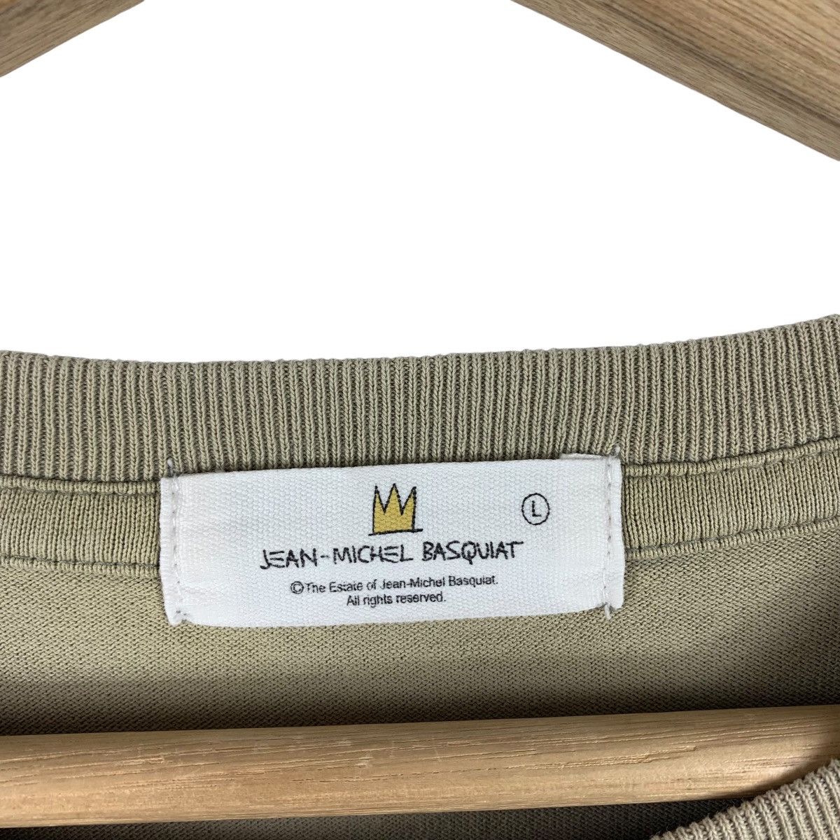Japanese Brand × Jean-Michel Basquiat Vintage Sun faded JEAN MICHEL BASQUIAT pop art tee shirt Size US L / EU 52-54 / 3 - 3 Thumbnail