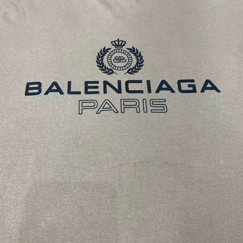 Balenciaga Balenciaga Khaki wheat crown short-sleeve Size US S / EU 44-46 / 1 - 8 Thumbnail