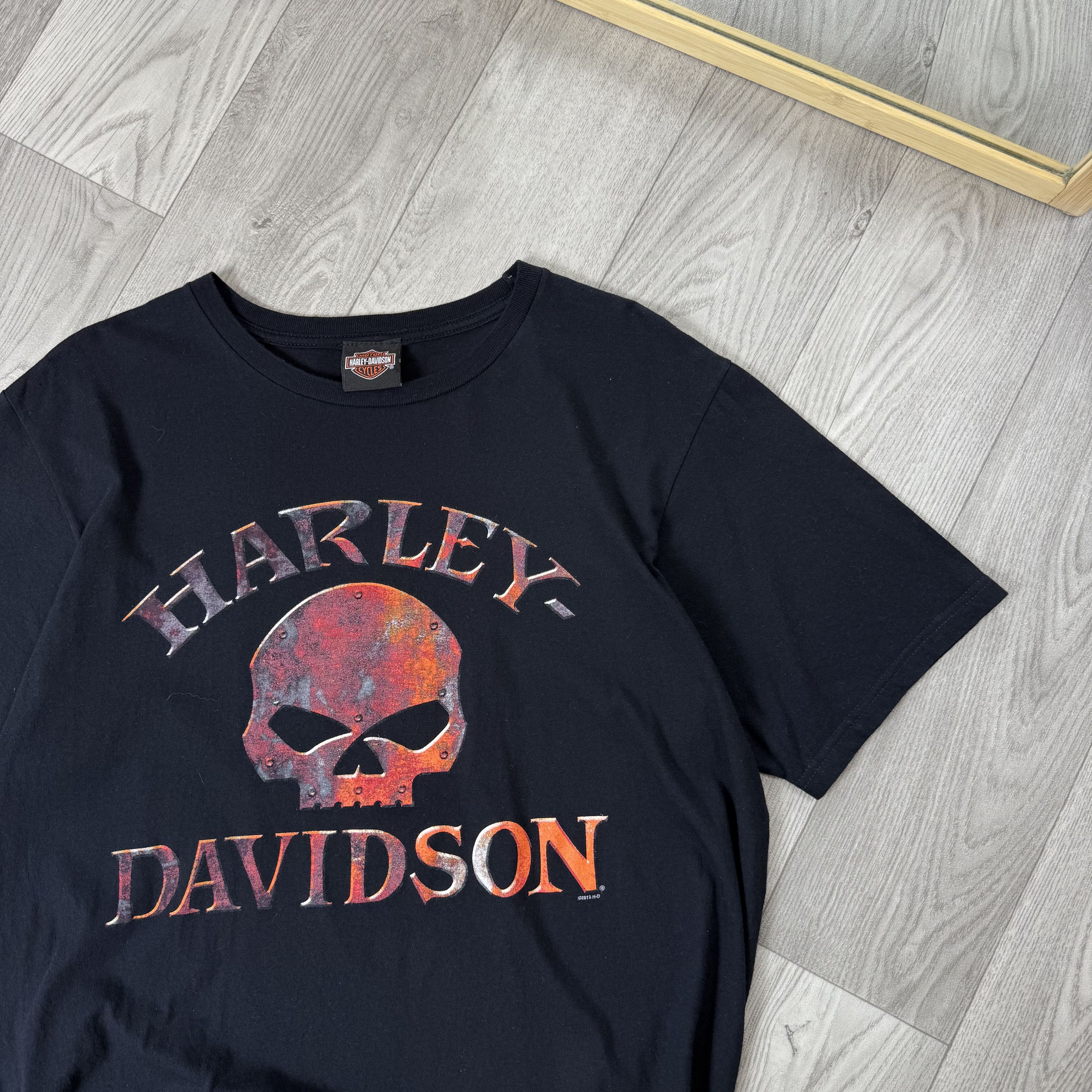 Harley Davidson Vintage Harley Davidson 90s Graphic Tee Shirt Black L Size US L / EU 52-54 / 3 - 11 Thumbnail