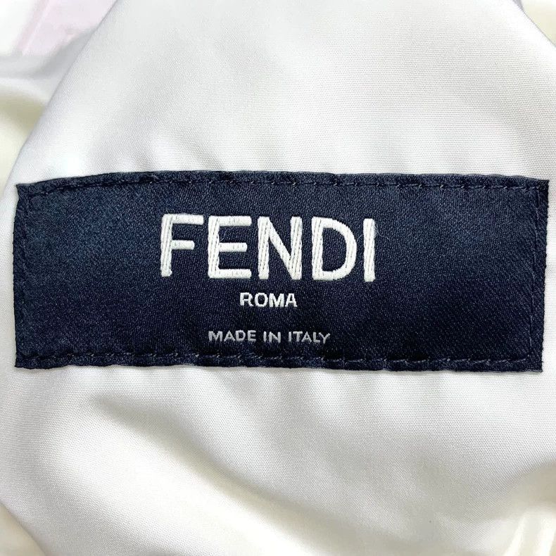 Fendi Fendi Beige Logo Reversible Hooded Jacket Size US S / EU 44-46 / 1 - 5 Thumbnail