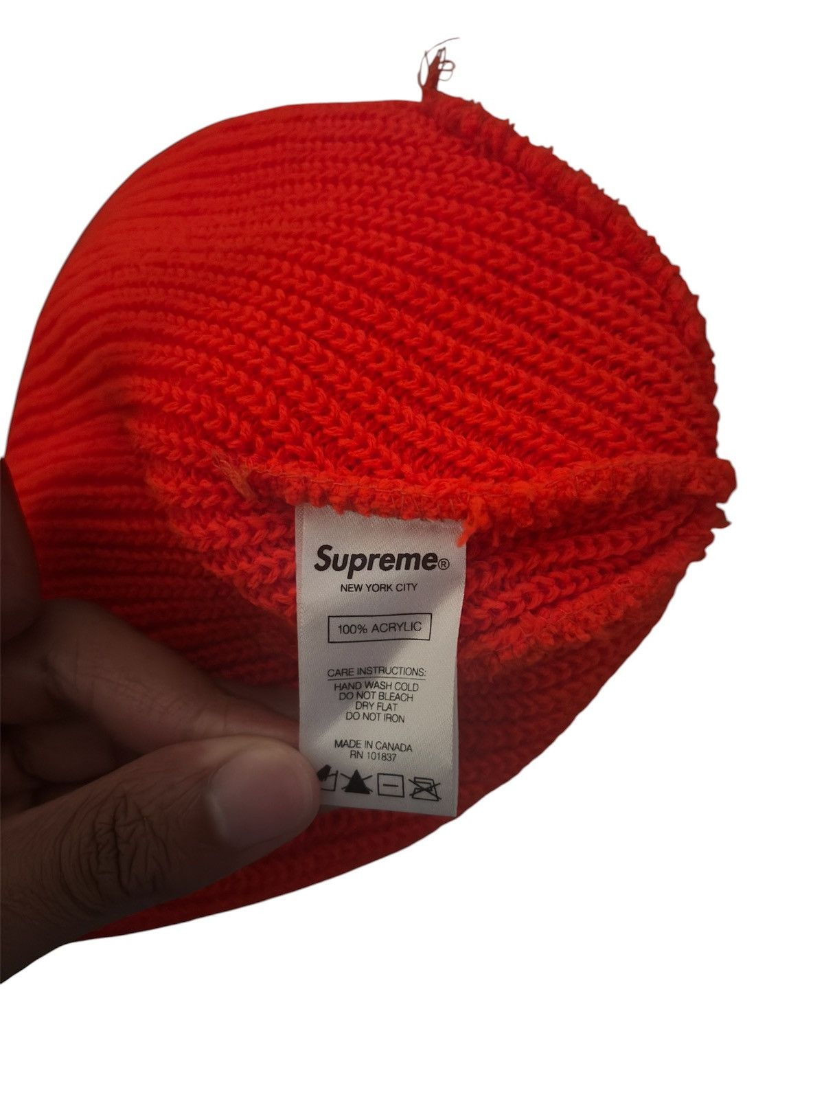 Supreme Supreme Loose Gauge Orange Beanie Size ONE SIZE - 3 Thumbnail