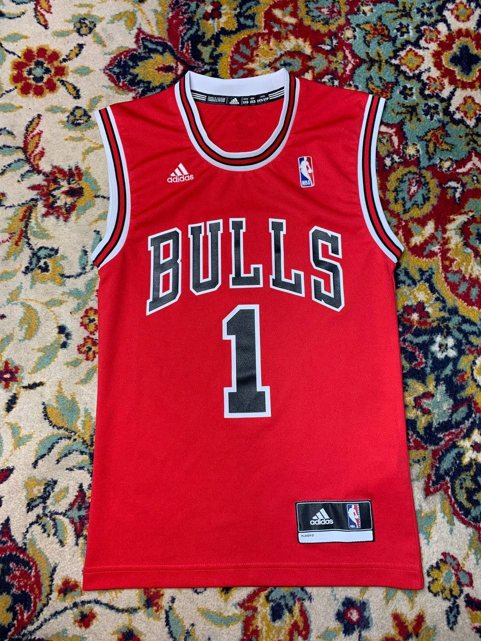 Adidas × NBA NBA CHICAGO BULLS JERSEY ADIDAS #1 ROSE SIZE 2XS 7565A Size US XXS / EU 40 - 1 Thumbnail