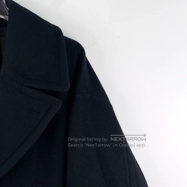 Hermes Hermes Black Lapel Wool Coat Size US S / EU 44-46 / 1 - 3 Thumbnail