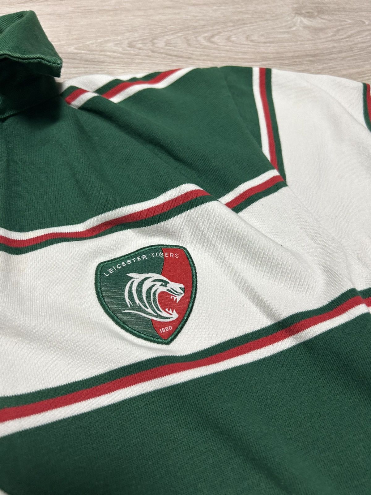 Cotton Traders Vintage Polo Rugby Jersey Cotton Traders Leicester Tigers Size US L / EU 52-54 / 3 - 4 Thumbnail
