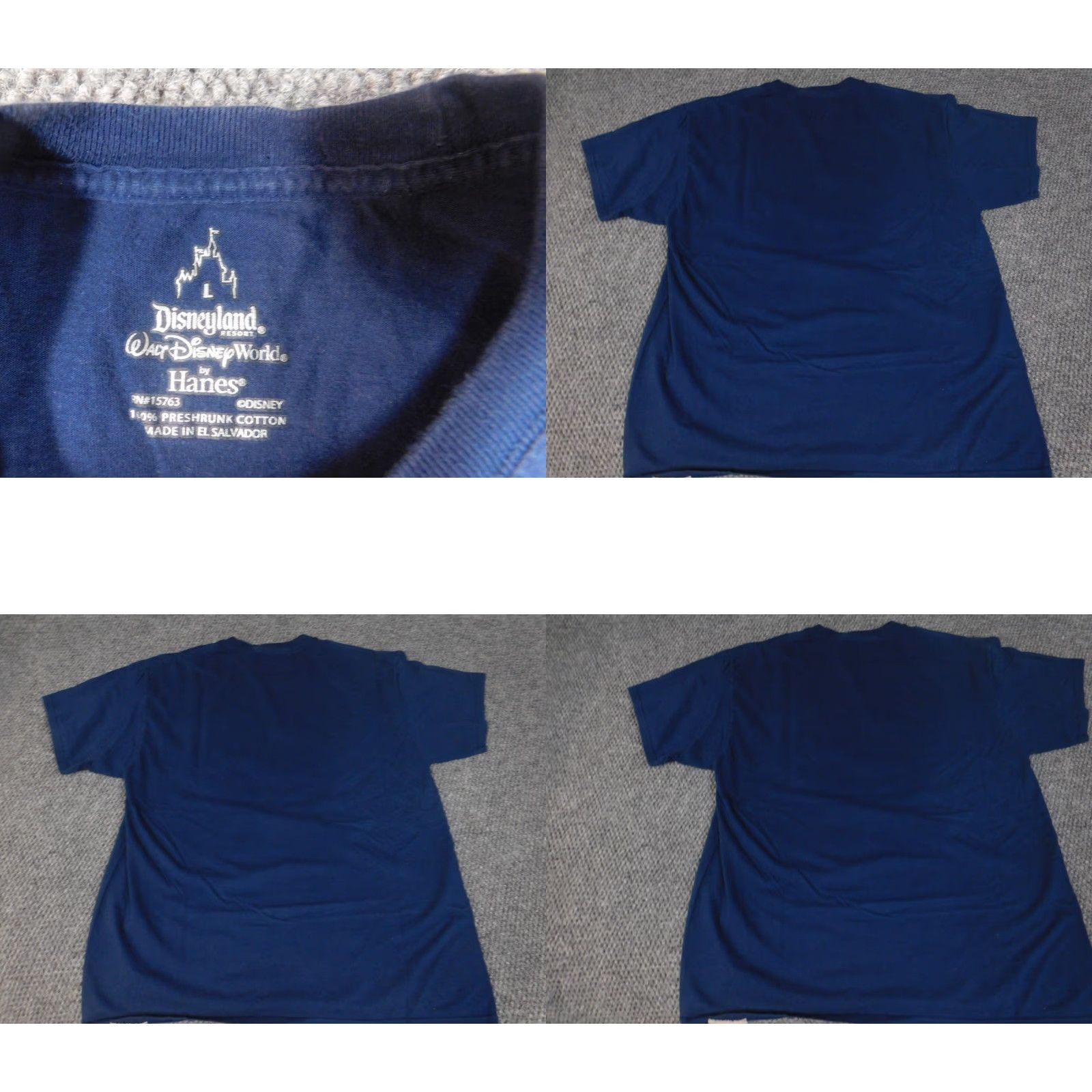 Disney Disneyland Mens Shirt Large blue Disney graphic Size US L / EU 52-54 / 3 - 8 Thumbnail