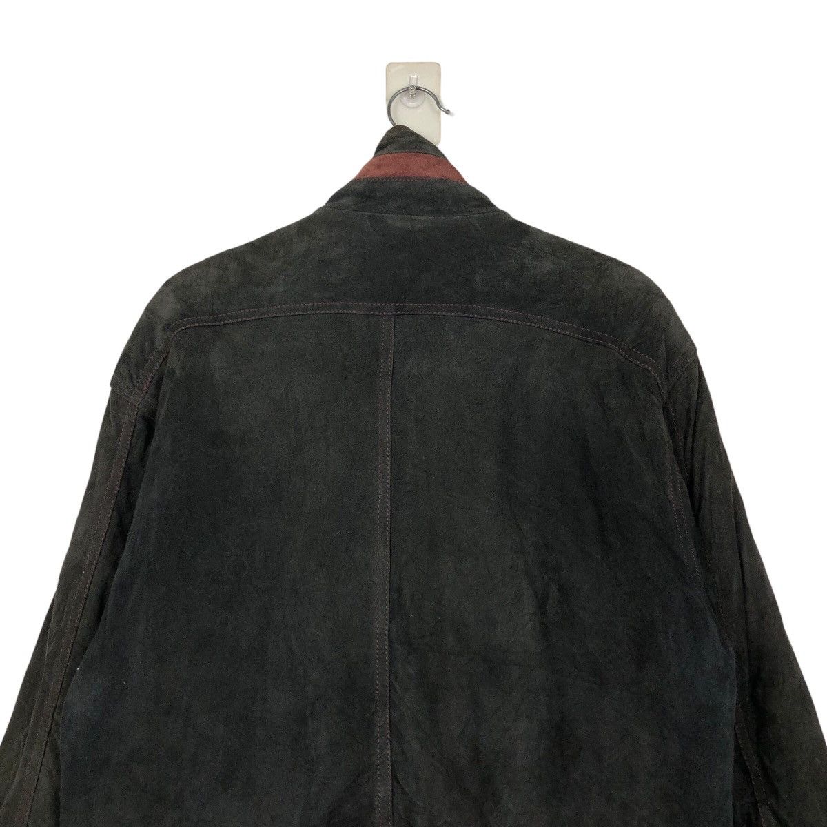 Japanese Brand × Vintage 📌Vintage Worker Hunting Leather Jacket Conceria Egeria Size US M / EU 48-50 / 2 - 10 Thumbnail
