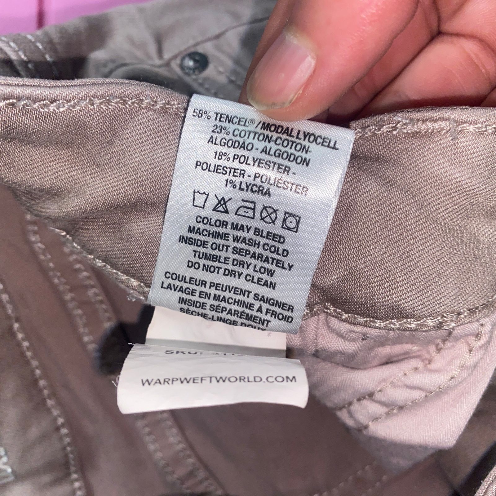 Other Warp + Wept SFO Skinny Sphinx Luxsculpt Taupe Denim Jeans 28 Size 28" / US 6 / IT 42 - 7 Thumbnail