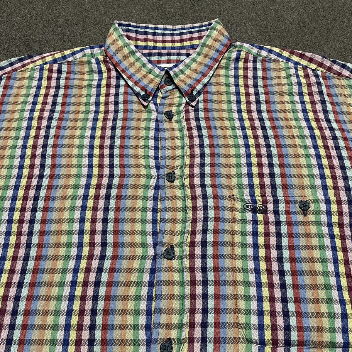 Missoni 90s Missoni Sport Italy Multi Color Striped Shirt Size US XL / EU 56 / 4 - 2 Thumbnail