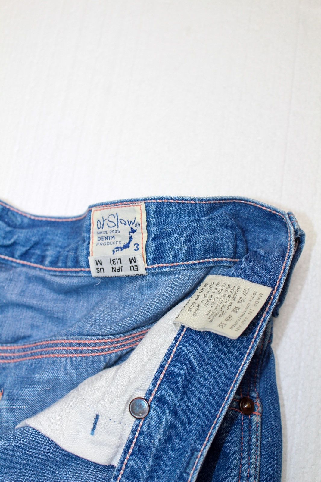 Orslow French Work Pants (Denim) Size US 30 / EU 46 - 4 Thumbnail
