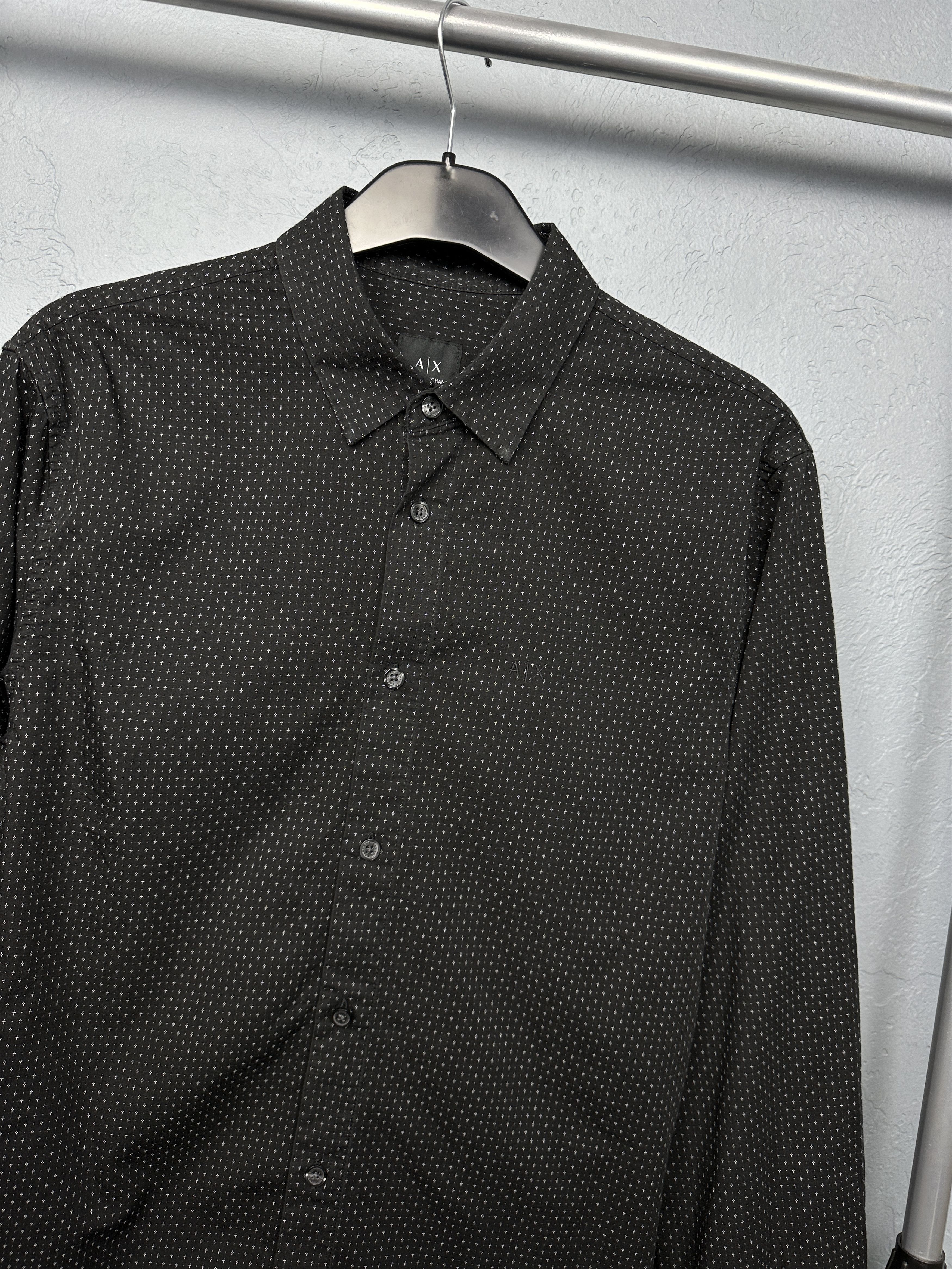 Armani Exchange Armani Exchange Mens Long Sleeve Shirt Size US M / EU 48-50 / 2 - 2 Thumbnail