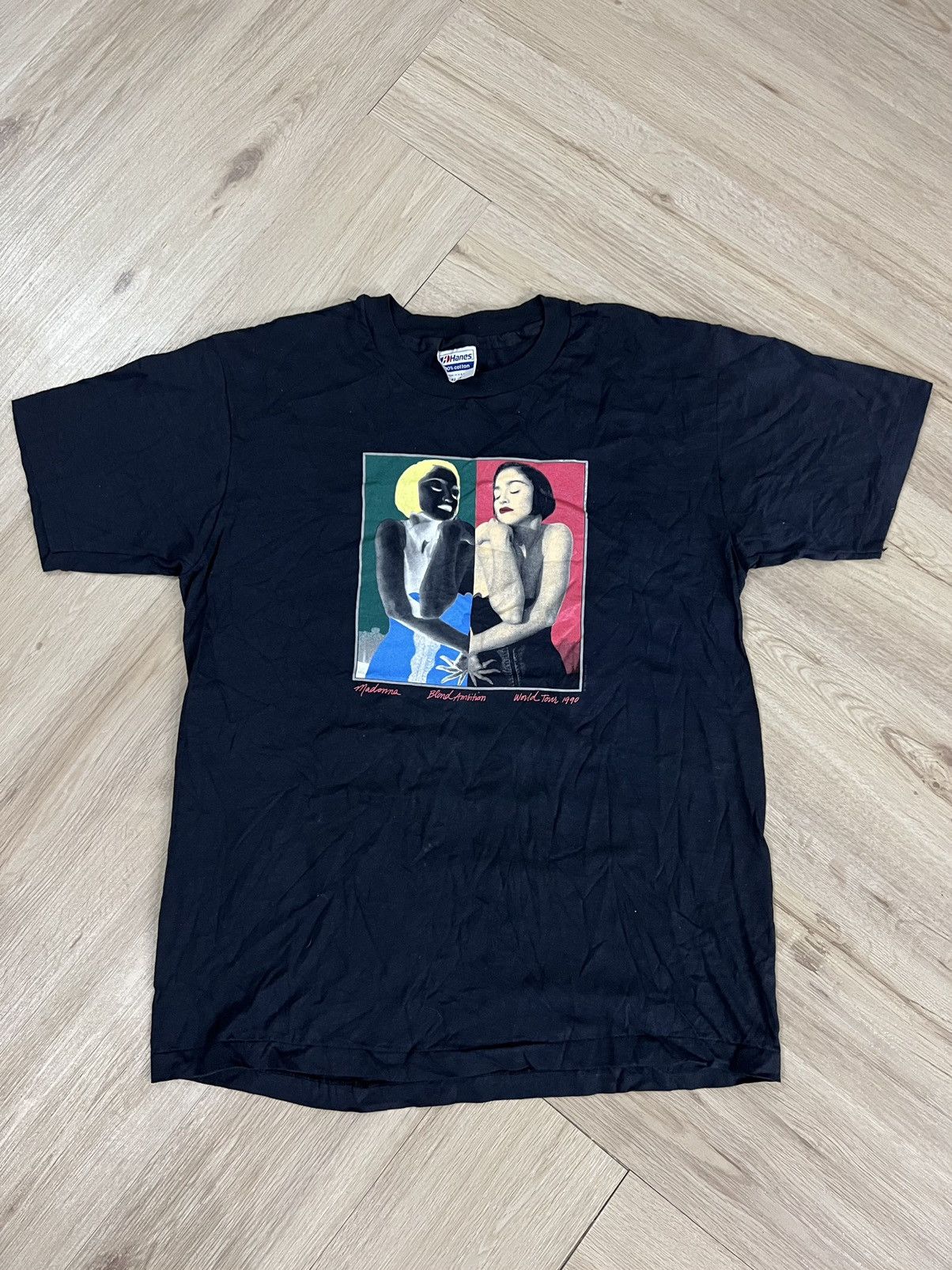 Band Tees × Vintage Vintage Madonna Blond Ambition Tour 1990 Shirt 
