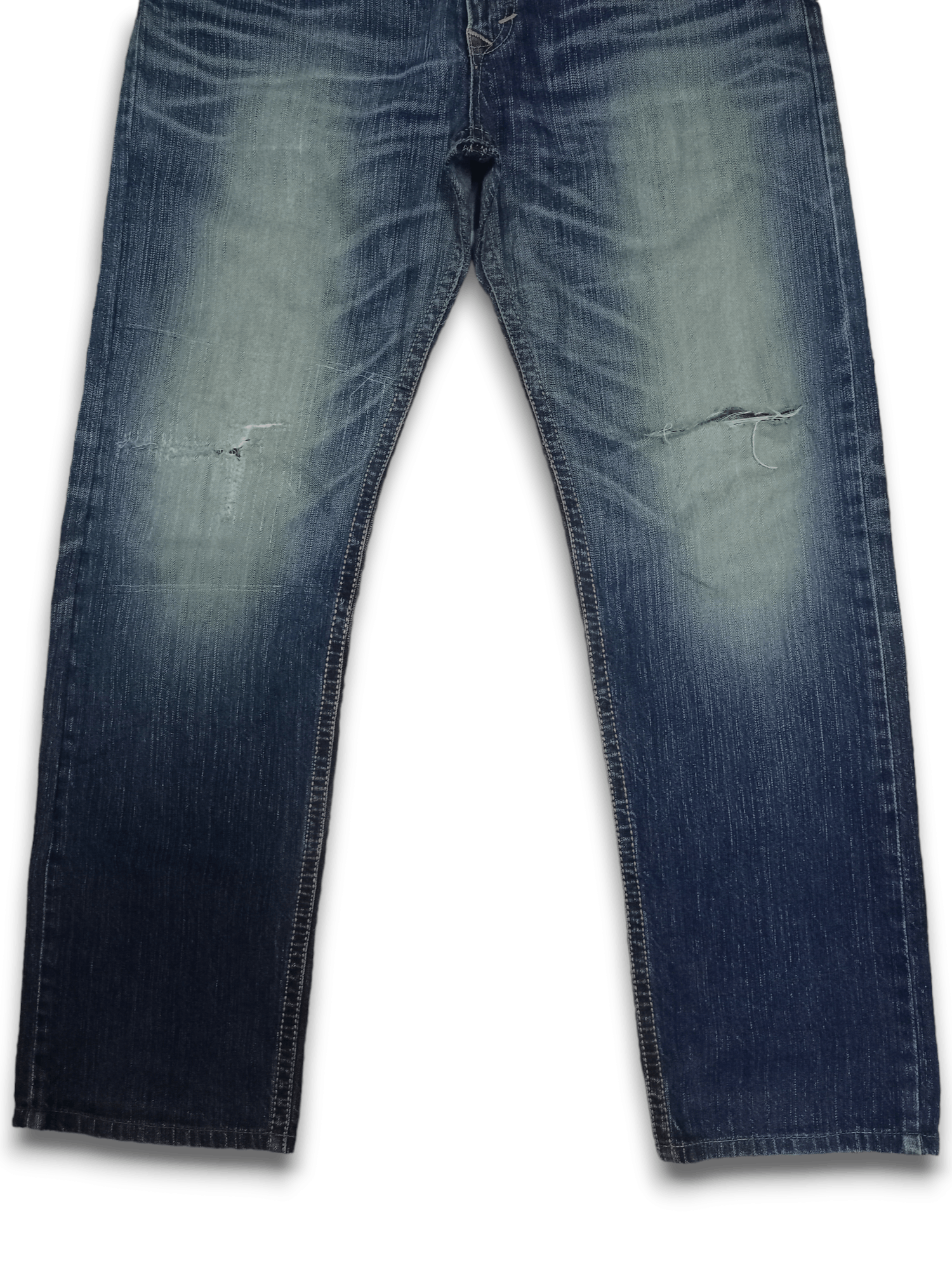 Edwin Exclusive Vintage Edwin XV Mud Wash Distressed Baggy Jeans Size US 34 / EU 50 - 7 Thumbnail