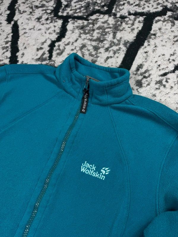 Jack Wolfskin Jack Wolfskin zip fleece blue L logo Size L / US 10 / IT 46 - 3 Thumbnail