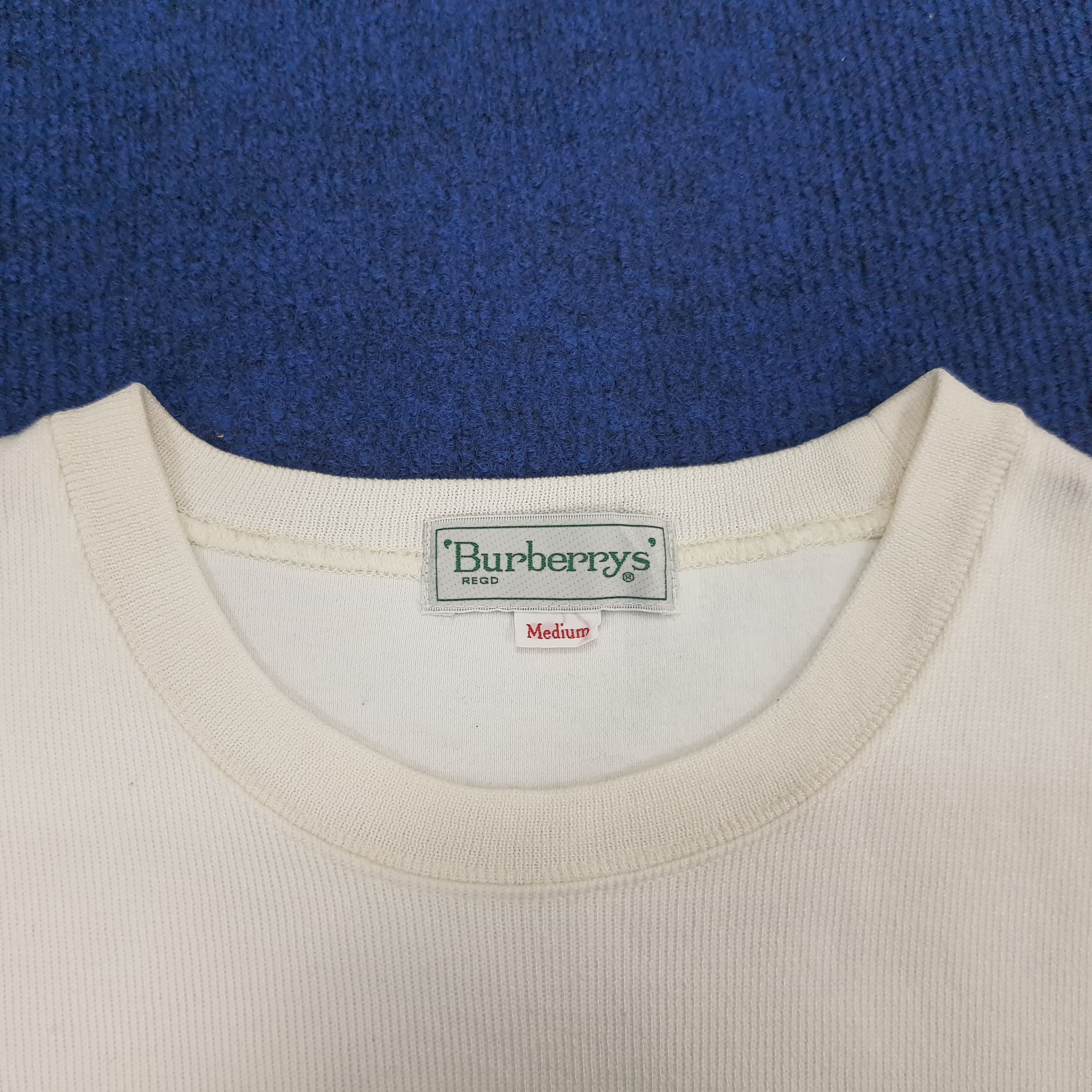 Vintage Burberry Spell Out Flag Sweatshirt