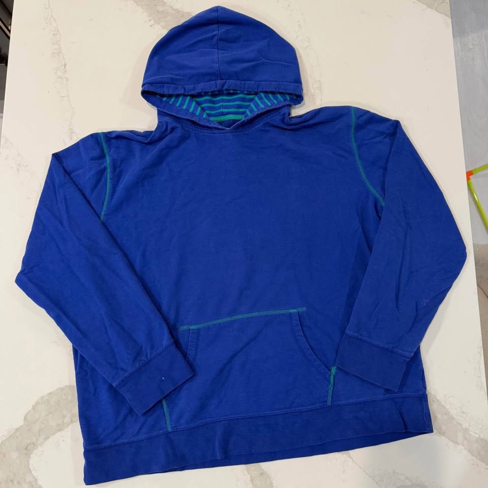 Mossimo Mossimo Blue Pullover Hoodie Sweatshirt Mens XXL AthleticFit Size US XXL / EU 58 / 5 - 1 Thumbnail