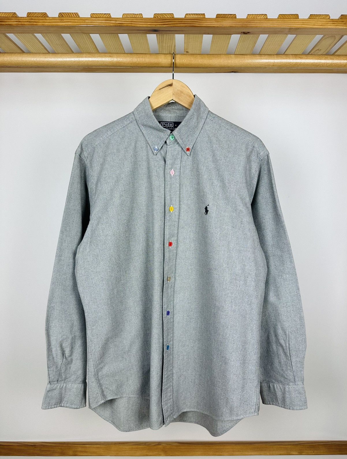 Ralph Lauren Polo Ralph Lauren Gray Shirts Button Ups Long Sleeve Size US L / EU 52-54 / 3 - 1 Thumbnail