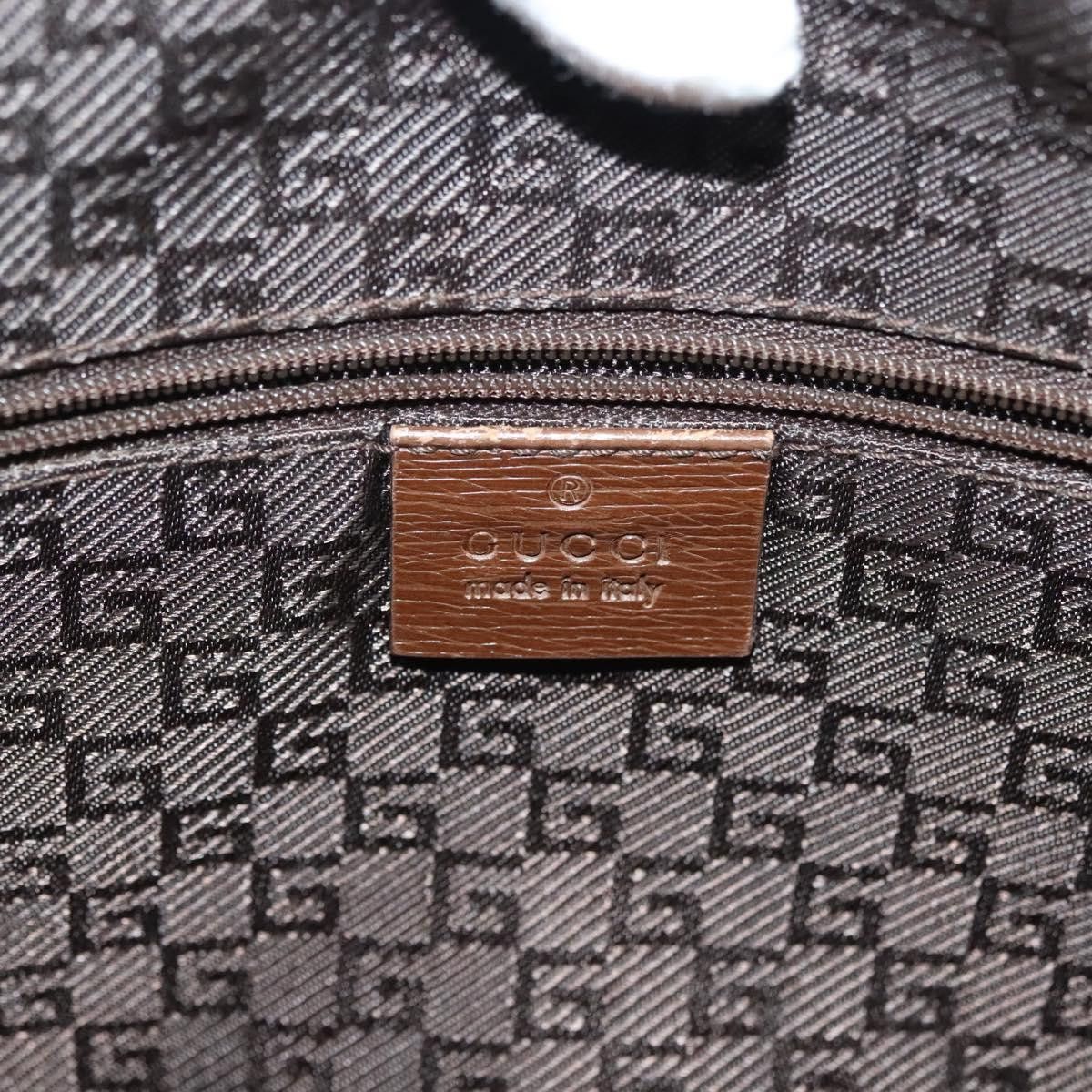 Gucci GUCCI Tote Bag Leather Brown Size ONE SIZE - 17 Thumbnail