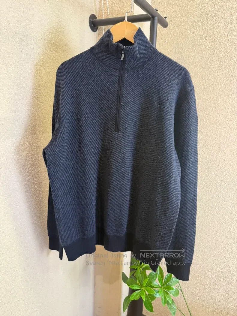 Loro Piana Loro Piana Men's Cashmere Half-Zip Knit Sweater Size US M / EU 48-50 / 2 - 1 Thumbnail