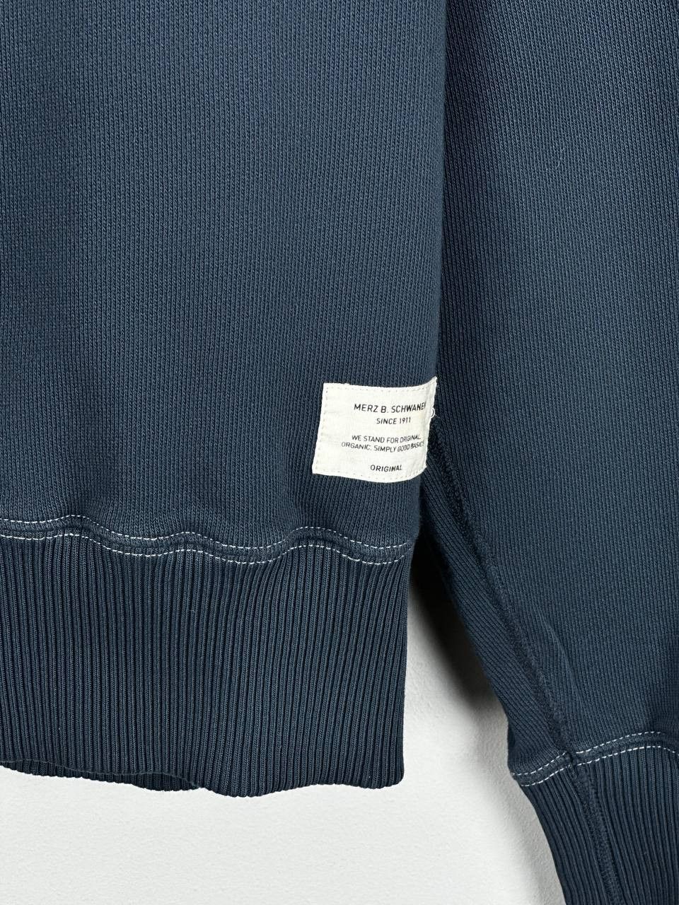 Merz B. Schwanen Merz b Schwanen Mens Cotton Regaln Sleeve Sweatshirt Size US M / EU 48-50 / 2 - 6 Thumbnail