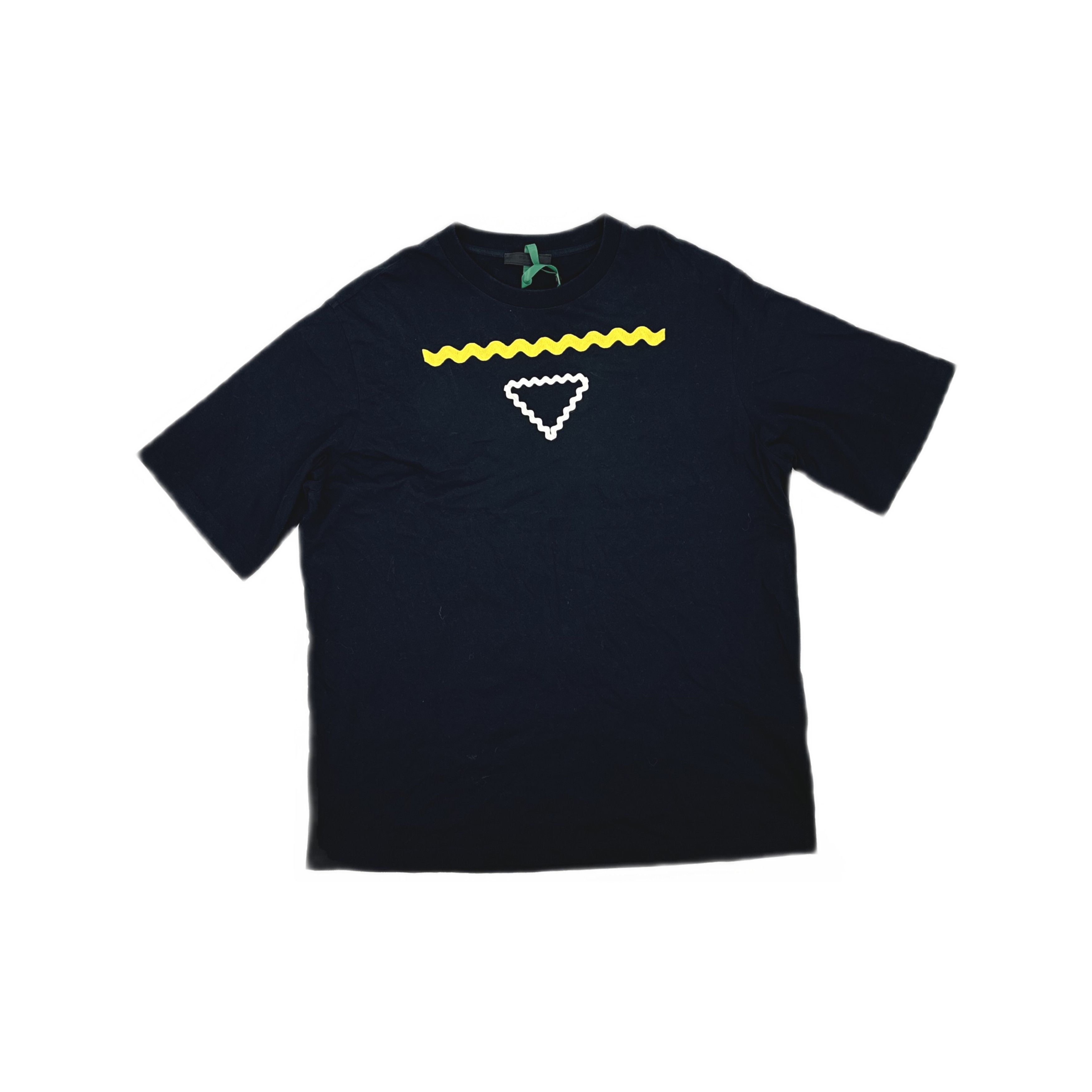 Prada Prada Wavy Graphic T-Shirt Size L Size US L / EU 52-54 / 3 - 1 Thumbnail