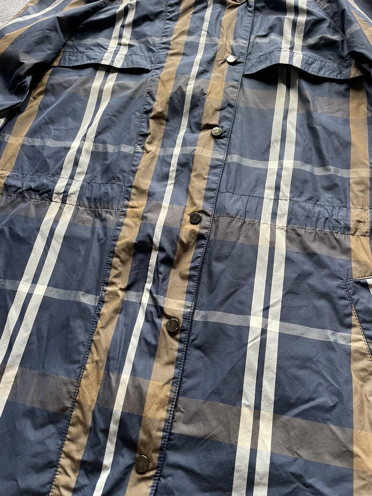 Aquascutum AQUASCUTUM London Vintage Club Check Windbreaker Coat Size US S / EU 44-46 / 1 - 5 Thumbnail