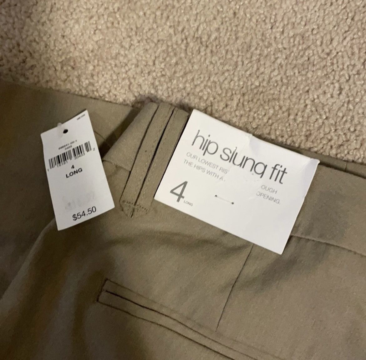 Gap GAP Tan Hip Slung Fit Pants Size 27" / US 4 / IT 40 - 5 Thumbnail