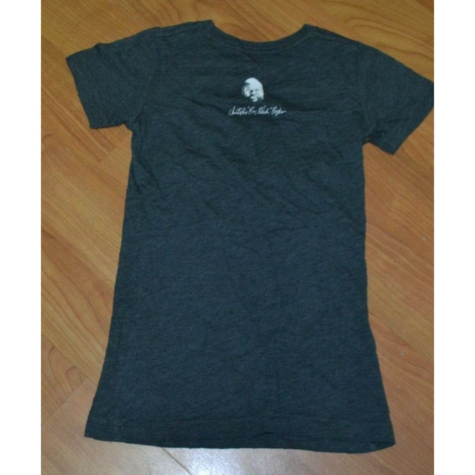 Logo 7 VINTAGE Big Black T Shirt Juniors XS Graphic Tee Rob & Big Dyrdek Christopher “Big Black” Boykin Gray Shirt Mens? Size XS / US 0-2 / IT 36-38 - 3 Thumbnail