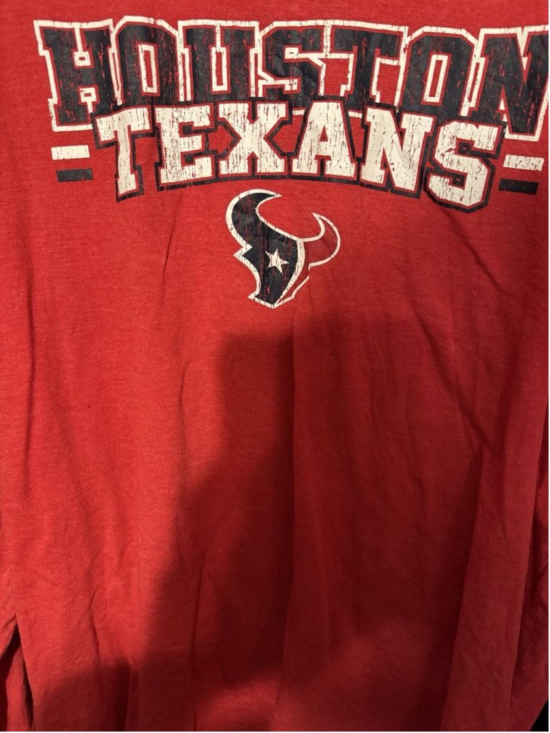 The Unbranded Brand Houston Texans Long Sleeve Tee Shirt Red Size Men's Size XL Size US XL / EU 56 / 4 - 3 Thumbnail
