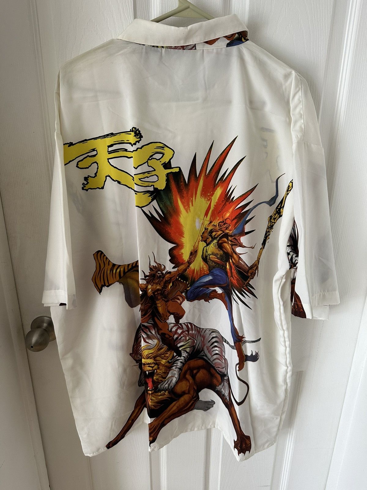 Vintage VTG Y2K Billion Bay Spawn Comic Book Button Fieri Up Shirt Size US XL / EU 56 / 4 - 2 Thumbnail