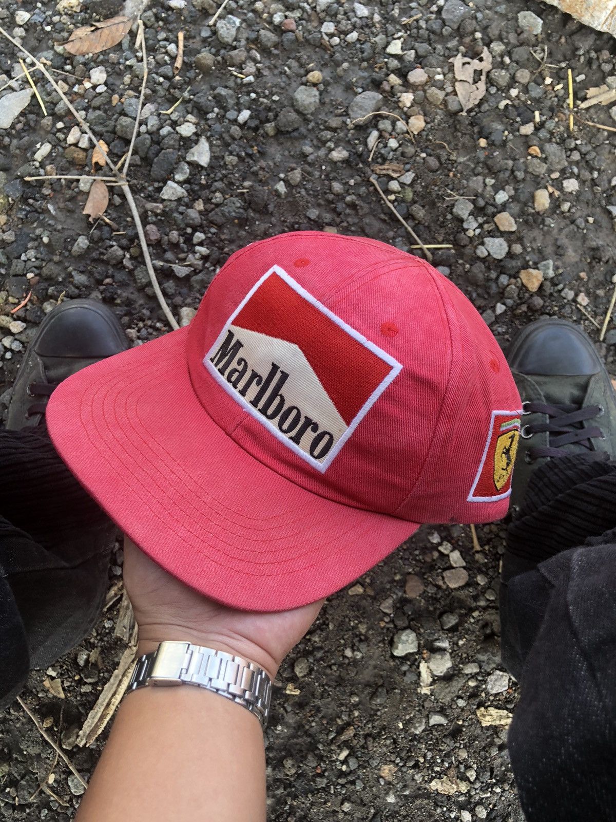 Marlboro 🚫 SOLD 🚫 Vintage Marlboro Racing x Ferrari Hat Size ONE SIZE - 3 Thumbnail