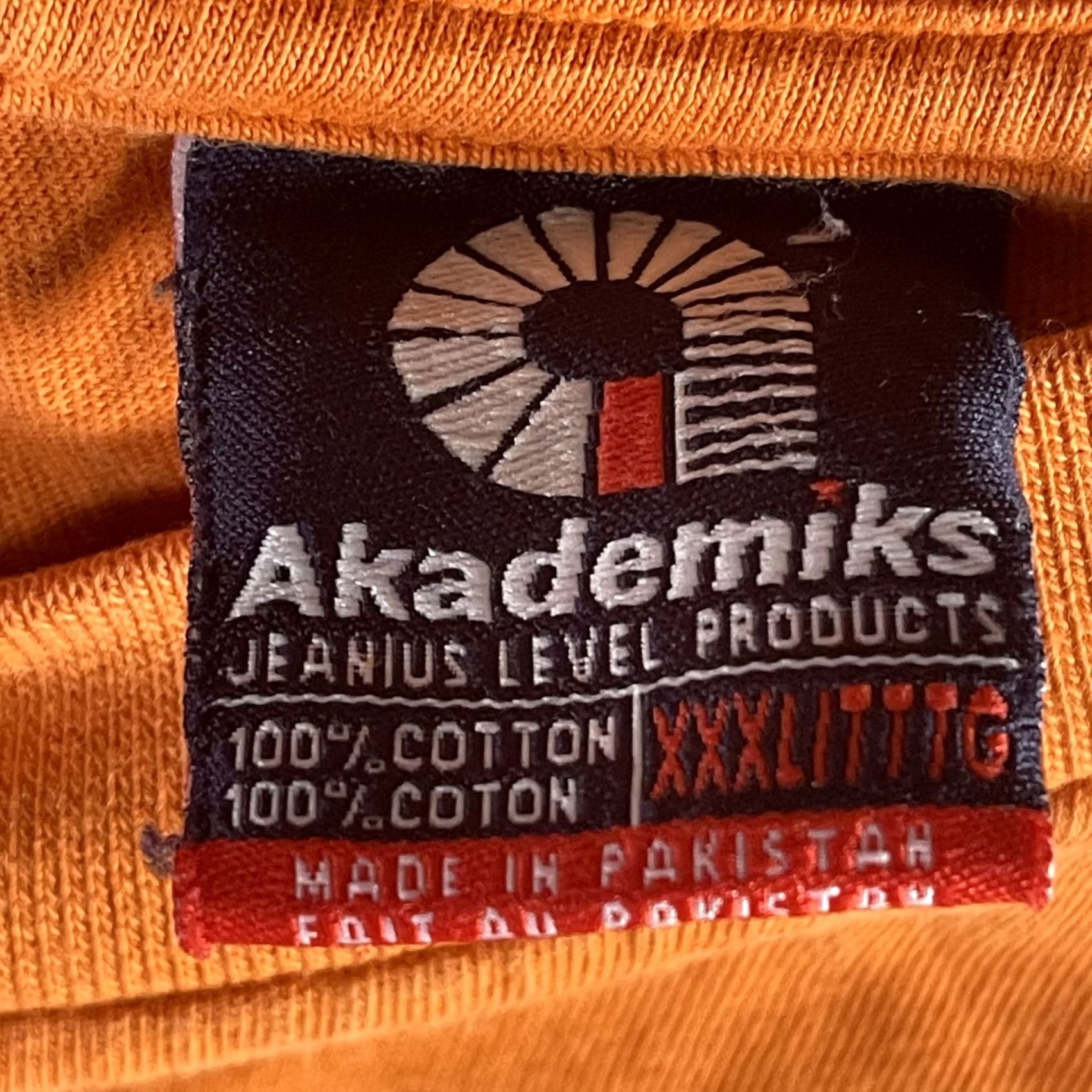 Akademiks Akademiks Shirt Mens 3XL Orange Zero-Nine Builders Society Graphic Tee Urban Size US XXL / EU 58 / 5 - 7 Thumbnail