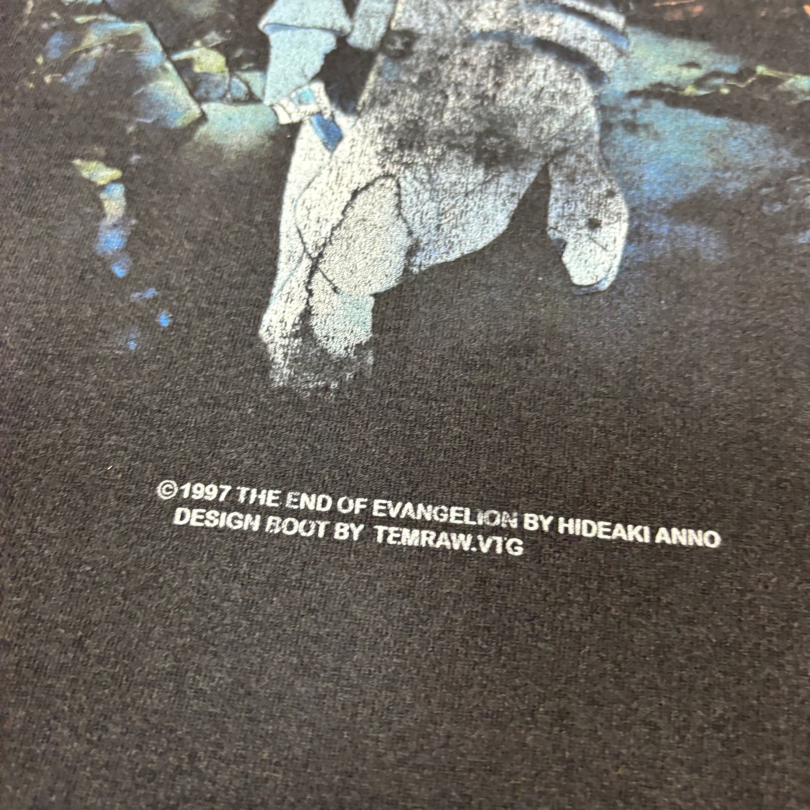 Vintage Evangelion Anime Temraw VTG Rei Tee Shirt Men's 2XL XXL Size US XXL / EU 58 / 5 - 3 Thumbnail